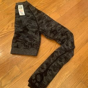 Gymshark camo long sleeve crop top